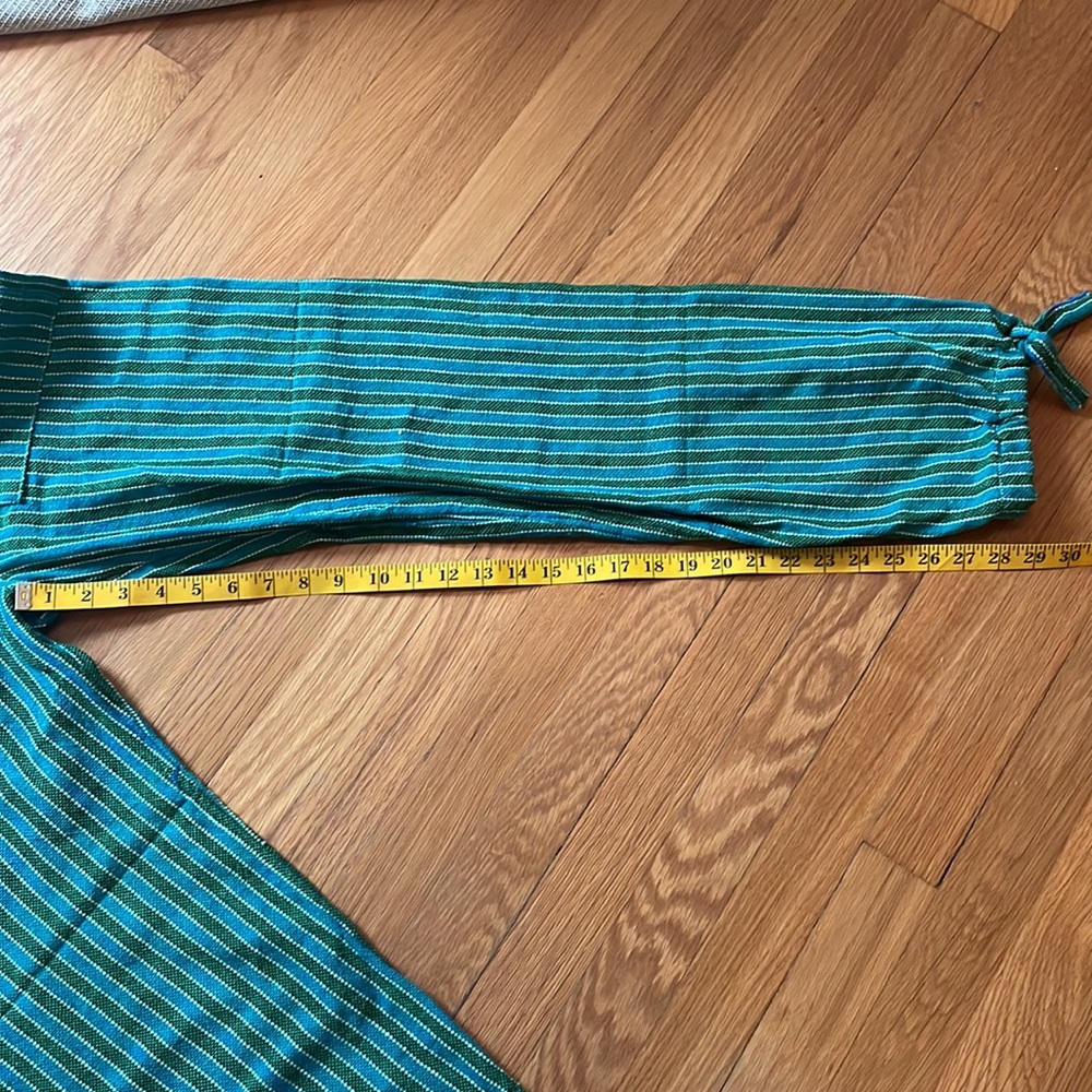 Emerald Striped Women's Joggers - Picture 9 of 12